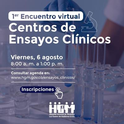 1er encuentro virtual de Centros de Ensayos Clínicos