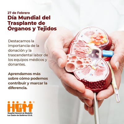 Día Mundial del Trasplante de Órganos y Tejidos