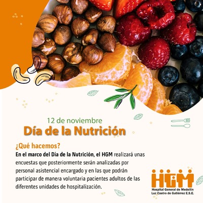 #NutritionDay II Día de la Nutrición, 12 de Noviembre