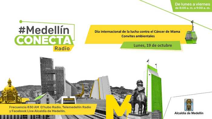 Hoy a las 8:00 a.m. escucha Medellín Conecta Radio