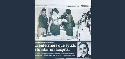 Homenaje póstumo a la enfermera fundadora del H.G.M. Señora, Luz Castro de Gutiérrez.