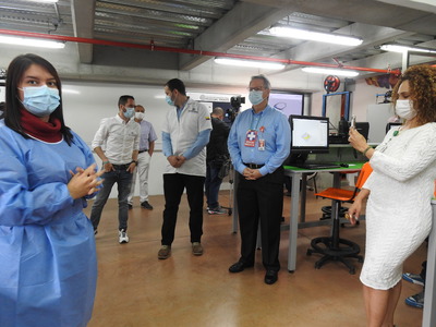 Hospital General de Medellín recibió una donación de elementos de protección